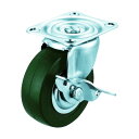 トラスコ キャスター TYGシリーズ 自在SP付 ゴム車 75mm 300 x 238 x 197 mm TYGB-75 1点