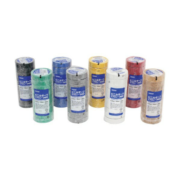 積水 エスロンテープ#360 50×10 青 V360A4N 4点