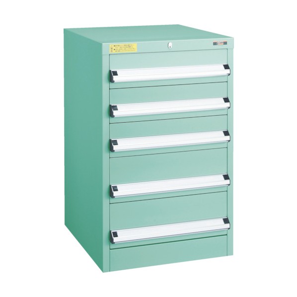 トラスコ(TRUSCO) VE5S型キャビネット 500X550XH800 引出5段 VE5S-801 VE5S-801 1個