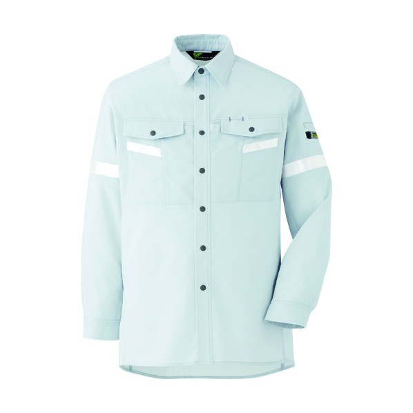 ミドリ安全 ミドリ安全 ベルデクセル帯電防止 反射材仕様 長袖シャツ VES2551上 3L VES2551UE3L 7186 1点