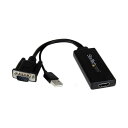 STARTEC.COM社 ディスプレイアダプター/VGA - HDMI/1080p/USBパワー/オーディオ VGA2HDU 1個