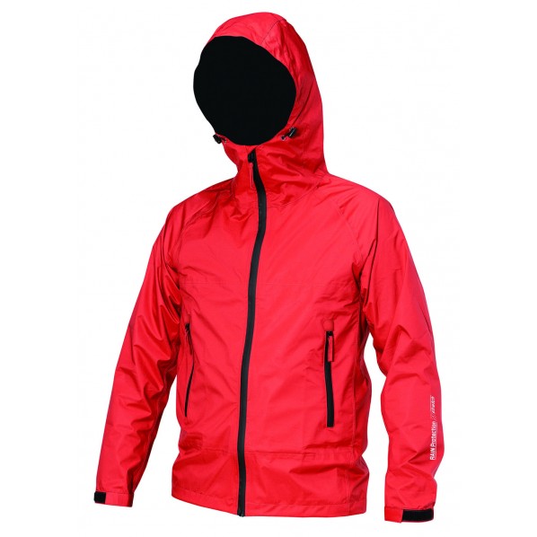 喜多 感動ストレッチ レインジャケット オールストレッチ透湿合羽 3L ホットオレンジ No2830 1着