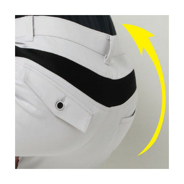 サンエス 夏 ワンタックパンツ シルバー色 76サイズ WA11814-6-76 1点