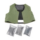 トラスコ アイシングベスト前面コットンタイプ 保冷剤3個セット WICEV-SET 1着
