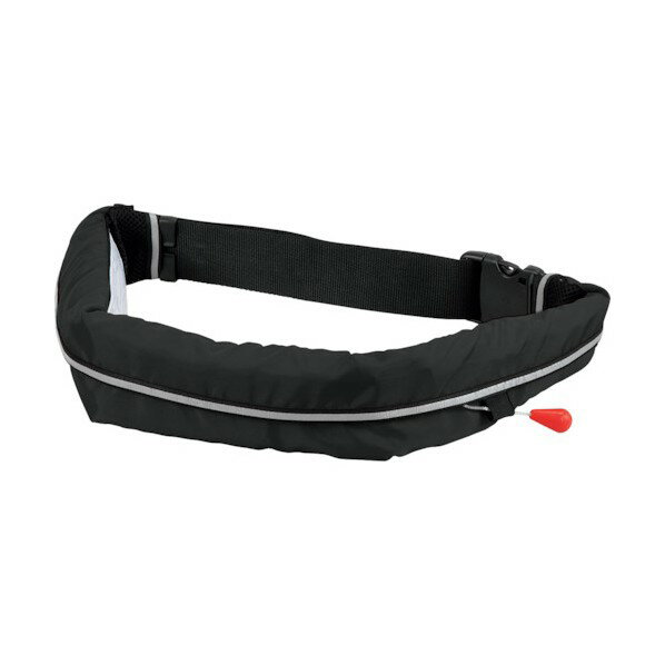 オーシャン・ライフ 手動膨張式ウエストタイプ 小型船舶用ライフジャケット ブラック TYPE A WR-3-BK 1点