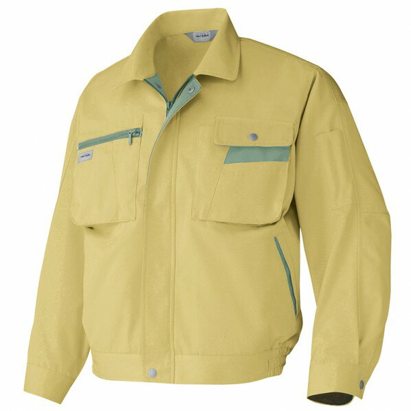 特徴 立体カッティング「ムービンカット」で動きやすいブルゾン 3D設計による抜群の機能性と着心地。 独自開発の立体パーツ構成ムービンカット 腕、肩部分に驚異的な動きやすさを実現。 ■特徴・ポイント 帯電防止 素材 ●素材/ツイル ポリエステル65%・綿35% ●ボタン/プラスチック ●ファスナー/ビスロンR（スライダー/プラスチック） 仕様 サイズ BLL カラー 019マスタード×オリーブ 入数 1点 6321