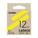 カシオ計算機 ラテコテープ 12mm YW XB-12YW 1個