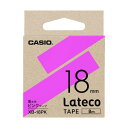 カシオ計算機 ラテコテープ 18mm PK XB-18PK 1個