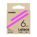 カシオ計算機 ラテコテープ 6mm PK XB-6PK 1個