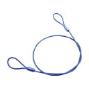ニッサチェイン ステンレスカットワイヤー アルミカシメ 透明PVCコーティング 0.81(1.2)X300mm (1本=1PK) Y-87 1本