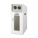 山崎産業(コンドル) リサイクルボックスTOS-90(視認性)カン W440×D520×H970 本体:ホワイト、穴投入口:グレー YW-341L-ID【250...