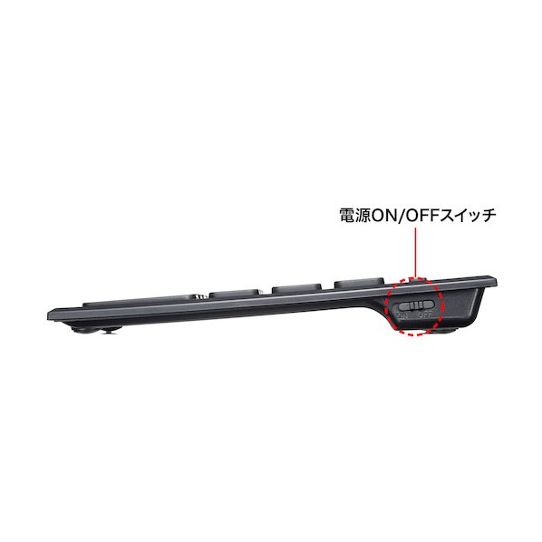 サンワサプライ MAC用Bluetoothテンキー NT-MBT23BK 1点
