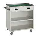 トラスコ ツールワゴン800X500XH880引出・幕板付W 820 x 515 x 895 mm NTS-404N-W 1