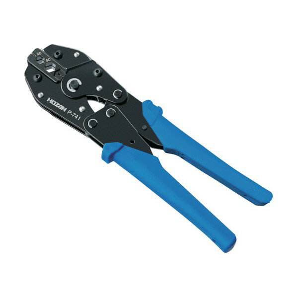 ホーザン HOZAN圧着工具BNCコネクター用P-741 61-0487-56 1点