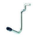 光 Pボード用L型フック キャップ黒 45×54(49)×3.6mm PBLF-51 4個(4)