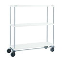トラスコ フェニックスラック 1200X600 U車輪4輪S付 W色 PER-3463-U125-B4-W 1(4)