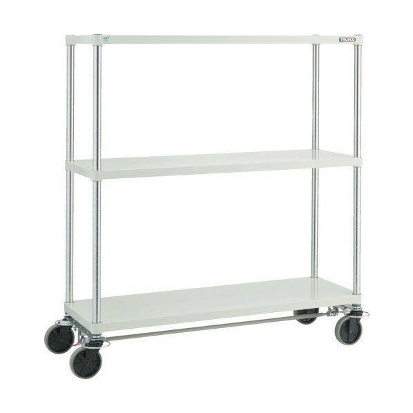 トラスコ(TRUSCO) フェニックスラック 1200X450 U車輪4輪S付 W色 PER-4443-U125-B4-W