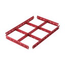 トラスコ(TRUSCO) フェニックスワゴン仕切板セット750X500用R色 760 x 65 x 30 mm PEW-75SSET-R 1点