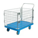 ※法人専用品※カナツー 静音PLA300網樹脂製運搬車 630 x 930 x 260 mm PLA300-AMI-M1