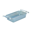 トラスコ 取手付パンチングBOX有効内寸307X201X94 366 x 280 x 105 mm PM-8 (シホ゛リカ゛タ) (メッキシアケ゛) 1点