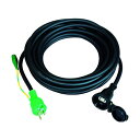 日動 シングルポッキン防雨型 100V延長コード 3芯 アース付 10m 黒 PSW-10E 1点