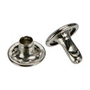 トラスコ(TRUSCO) 大カシメ スチール ニッケルメッキ 9mm 足長8.5mm (ブリスターパック入) P-THP-CN8.5 30組