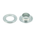 トラスコ 両面ハトメアルミ10mm20組入 138 x 59 x 28 mm P-THP-A10 (10MM 20クミイリ) 20組(4)