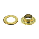 トラスコ 両面ハトメ真鍮8mm20組入 138 x 57 x 28 mm P-THP-B8 20組