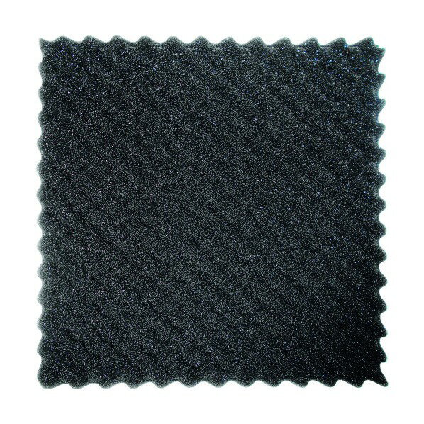 和気産業 ウレタンフォーム波型 ハードタイプ 30×400×400mm グレー PUF-07 1枚