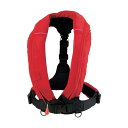 オーシャン・ライフ 自動膨張式ショルダータイプ 作業用ライフジャケット レッド TYPE A RE-5-RD 1点
