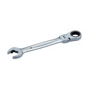 トネ 首振クイックラチェットめがねレンチ 19mm RMFQ19 1個(4)