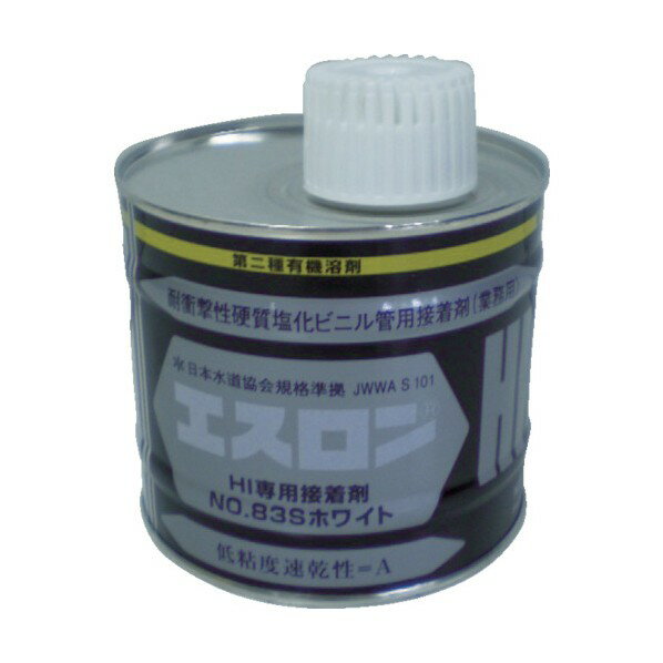 エスロン 接着剤NO83Sホワイト500g 100 x 100 x 111 mm S835G