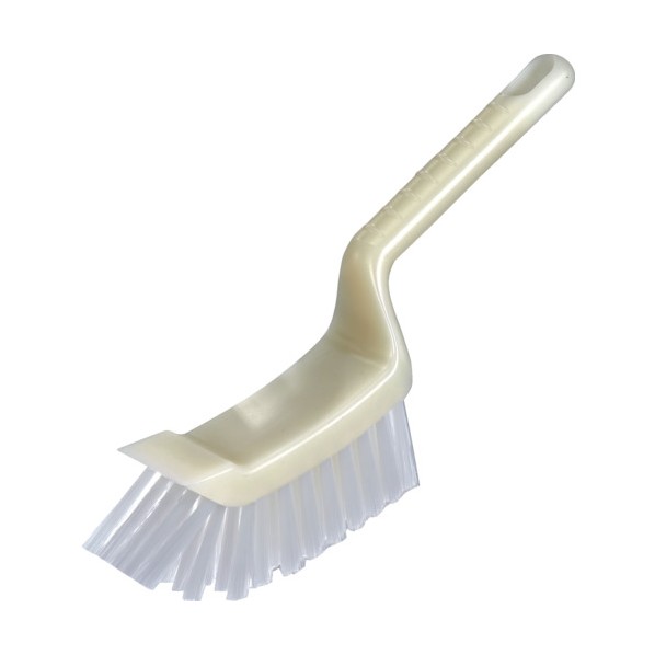 トラスコ スクレーパー付ブラシ HACCP対応 ホワイト SCBR-W 1点