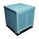 トラスコ スタックカーゴ1面観音扉・3面パネルタイプ 1100X1100XH600 SCP3T1-1160 1セット