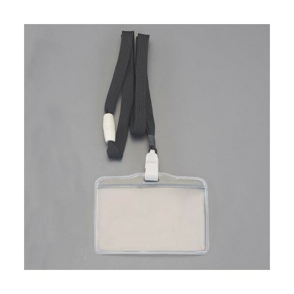 エスコ(esco) 吊り下げ名札(黒/10個) EA956VA-109 1PK【2506DFD_3】