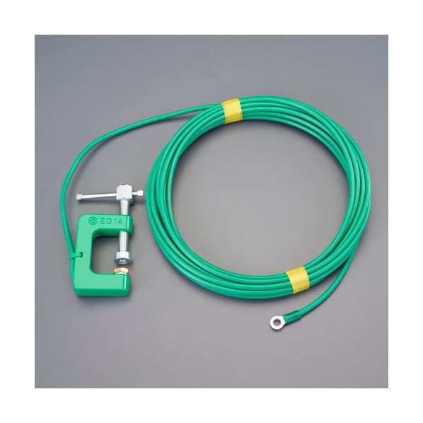 ※法人専用品※エスコ 14mm2x20m KIV万力型アース(ボディーアース専用) EA940AS-98 1本【2506DFD_3】