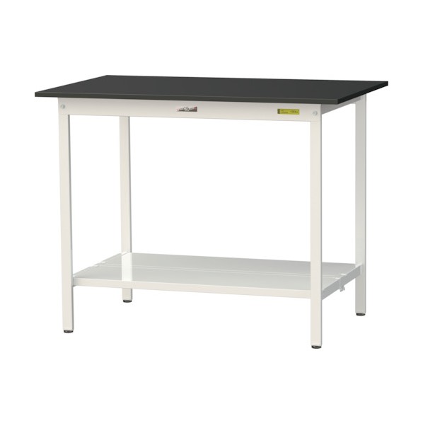 ※法人専用品※山金工業 ワークテーブル LABシリーズ 固定式 SLK-1275TT-BKW 1台