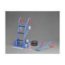 ※法人専用品※esco|エスコ 550x1300mm/400kg ハンドトラック(階段用) EA520FD-5A 1台