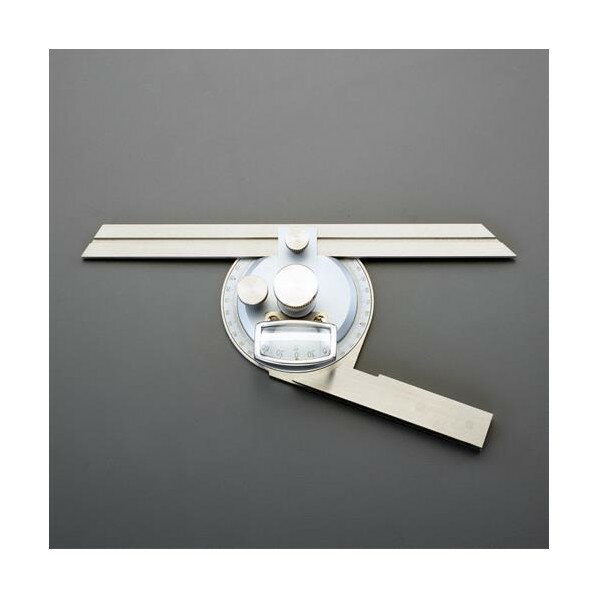 ※法人専用品※エスコ プロトラクター(拡大鏡付) 200mm EA720WD-12 1本【2506DFD_3】