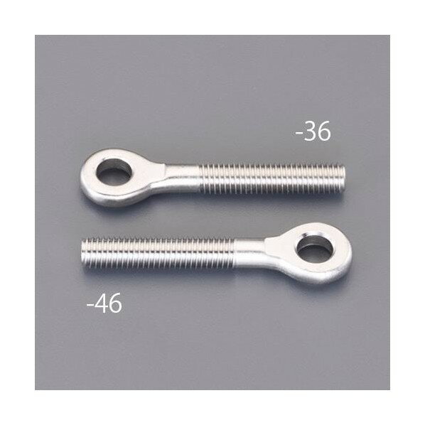 ※法人専用品※エスコ M12x 80mm 全ねじアイボルト(右ねじ/ステンレス製) EA638SA-