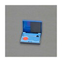 ※法人専用品※エスコ 印鑑ケース(朱肉付/ブルー) EA762AD-81 1個【2506DFD_3】