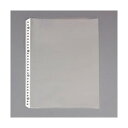 エスコ(esco) A4 厚手クリアーポケット(台紙なし/100枚 EA762CC-33 1冊【2506DFD_3】