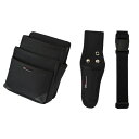 三共コーポレーション DBLTACT3段腰袋3点セット DT-3SET-BK 1点