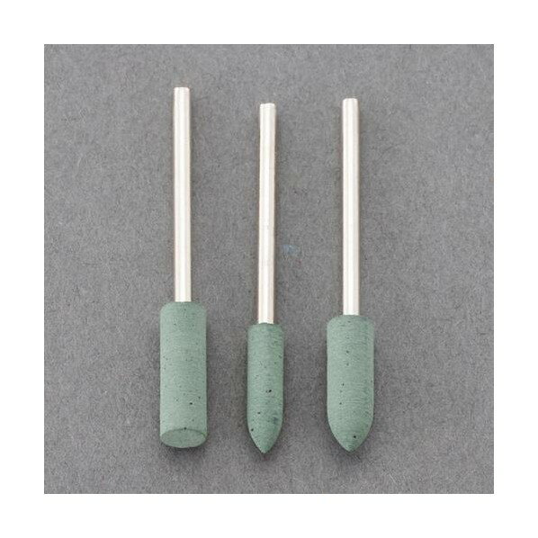 エスコ(esco) 3本組 軸付砥石セット(2.35mm軸) EA819WM-18 1ST【2503DFD_3】