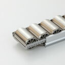 セパレートプラコン 重荷重用幅広ステンレス巻きフラットローラー アルミフレーム シルバー GPR8545SR-2 1本