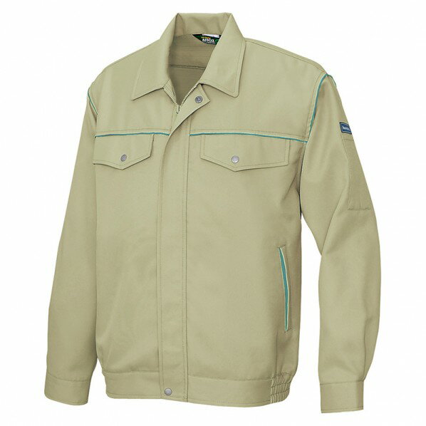 アイトス ベスト裏綿 長袖ブルゾン（男女兼用） 3S 005アースグリーン 810 1点