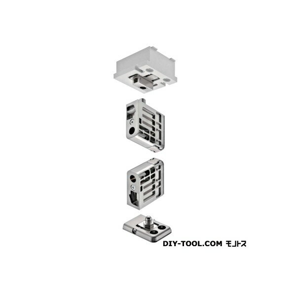 ATOM シークレットヒンジ ツバ付き ホワイト塗装 シークレットヒンジ 256656 1セット