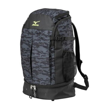 MIZUNO ワーキングバックパック40L ブラックカモ 34×22×57cm C3JDB90198 1個