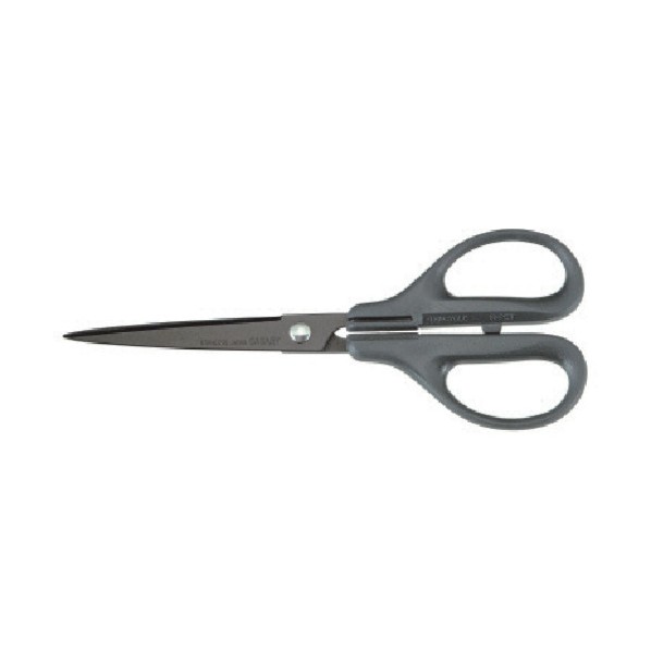 長谷川刃物 キャナリー 事務用 先細 フッ素コート 175×8×68mm グレー EP175F 1個