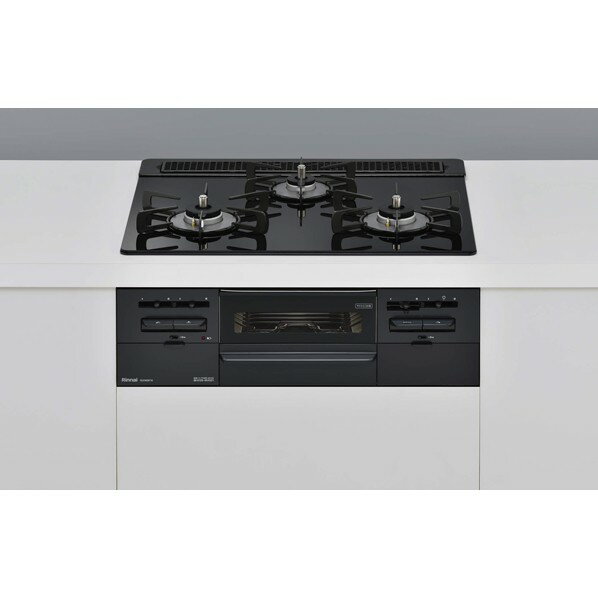 リンナイ グリル付ガスビルトインコンロ RS31W36T1RBW 1点